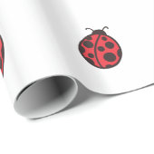 Ladybug Wrapping Paper Cadeaupapier (Rol Hoek)