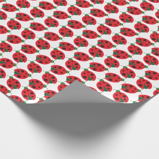 Ladybug Wrapping Paper Cadeaupapier (Hoek)