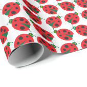 Ladybug Wrapping Paper Cadeaupapier (Rol Hoek)