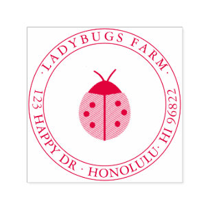 LADYBUG Zie kleurselecties Zelfinktende Stempel