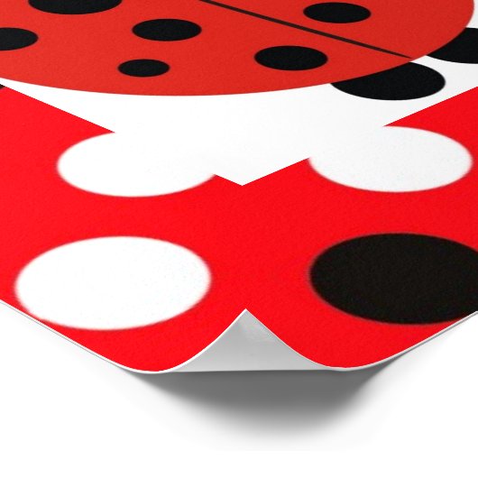 Ladybugs Avec Poster Fleur (Coin)