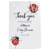 Ladybugs Baby shower Medium Cadeauzakje (Voorkant)