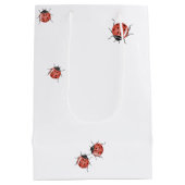Ladybugs Baby shower Medium Cadeauzakje (Achterkant)