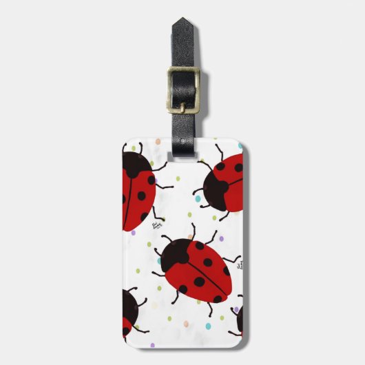 LADYBUGS BAGAGELABEL (Voorkant verticaal)