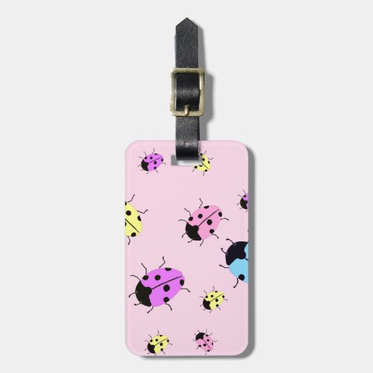 LADYBUGS BAGAGELABEL (Voorkant verticaal)