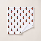 Ladybugs Bath Towel Set Bad Handdoek (Wasdoekje)