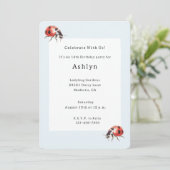 Ladybugs Birthday Kaart (Staand voorkant)