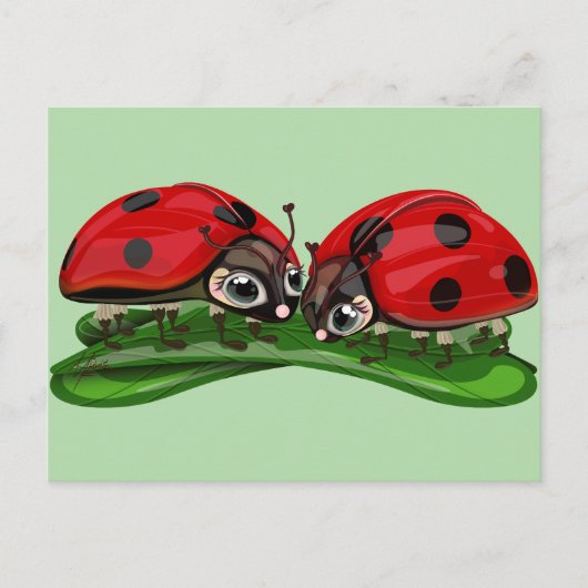Ladybugs  briefkaart (Voorkant)