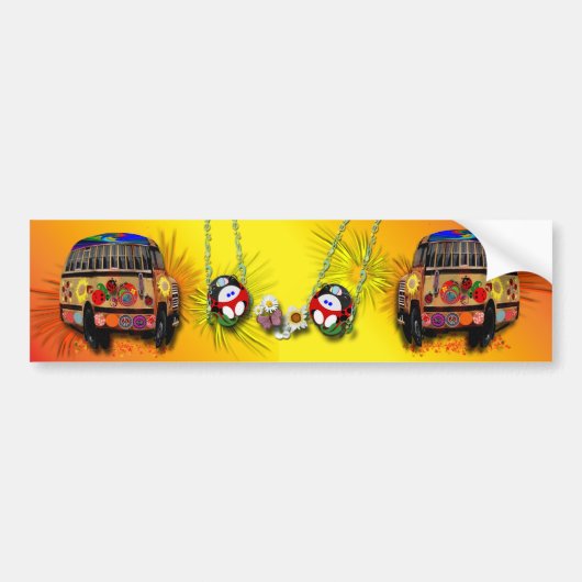 Ladybugs Bumpersticker (Voorkant)
