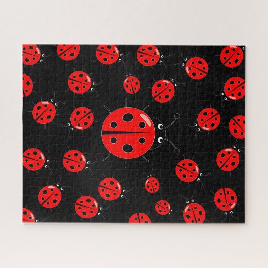 Ladybugs Cute Puzzle (Horizontal)