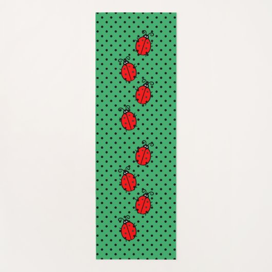 Ladybugs Design Yoga Mat (Voorkant)
