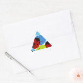 LADYBUGS DRIEHOEK STICKER (Envelop)