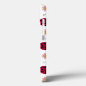 Ladybugs en Flowers Case-Mate iPhone Case (Achterkant / Links)