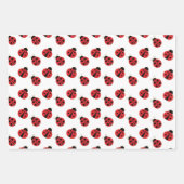 Ladybugs en Polka Dots Design Wrapping Paper Ze (Voorkant 3)