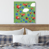 Ladybugs Enveloppé Toile (Insitu(Chambre))