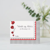 Ladybugs et carte de conseil pour maman Pois (Debout devant)