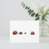 Ladybugs Gezegde Hi Briefkaart (Staand voorkant)