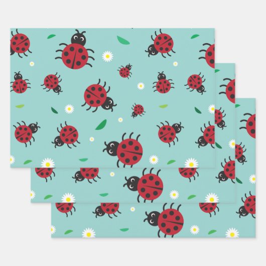 Ladybugs - inpakpapier vel (Set)