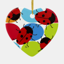 LADYBUGS KERAMISCH ORNAMENT