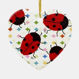 LADYBUGS KERAMISCH ORNAMENT