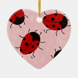 LADYBUGS KERAMISCH ORNAMENT