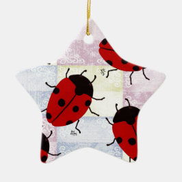 LADYBUGS KERAMISCH ORNAMENT
