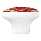 LADYBUGS KERAMISCHE KNOP (Zijkant)