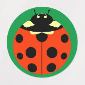 Ladybugs Labels (Design 1)