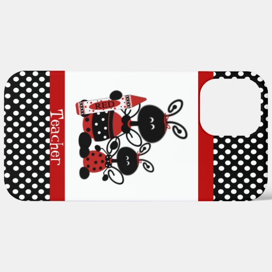 Ladybugs leraar Case-Mate iPhone case (Achterkant (horizontaal))