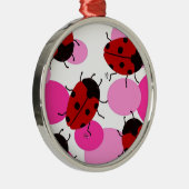 LADYBUGS METALEN ORNAMENT (Rechts)