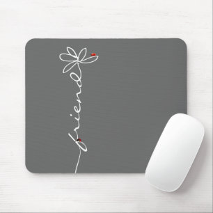 Ladybugs op Doddle Daisy op Grey Muismat