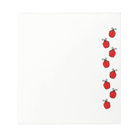 Ladybugs op Parade Notitieblok (Voorkant)