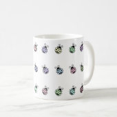 Ladybugs pastel Multicolor Mok (Voorkant rechts)