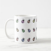 Ladybugs pastel Multicolor Mok (Links)