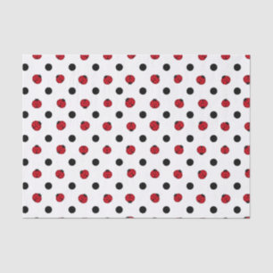 Ladybugs retro polka dots tissuepapier