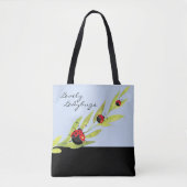 Ladybugs | Sac fourre-tout Bleu Lovely (Devant)