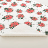 Ladybugs Sherpa Deken (3/4)