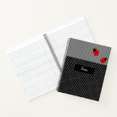 Ladybugs Spiral Design Custom School-laptop Notitieboek (Binnen)
