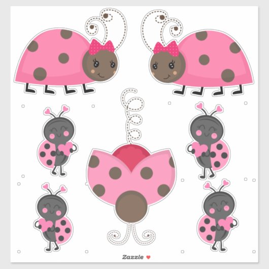 Ladybugs Sticker (Vel)