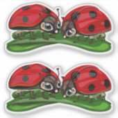Ladybugs  sticker (Voorkant)