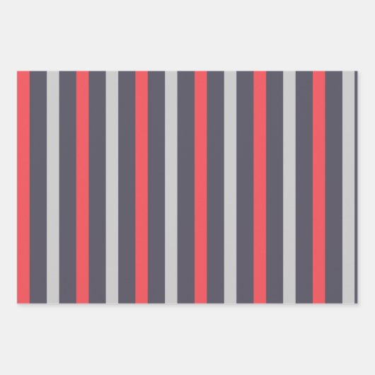 Ladybugs Stripes Polka Dots Wrapping Paper Set (Voorkant 3)