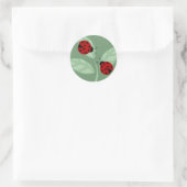 Ladybugs sur Sticker Feuille (Sac)
