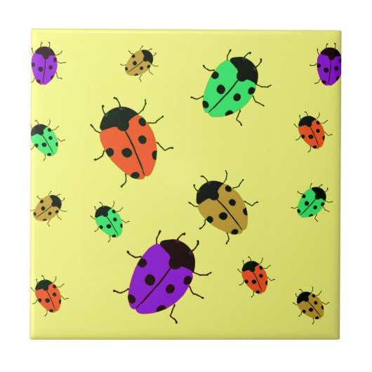 LADYBUGS TEGELTJE (Voorkant)