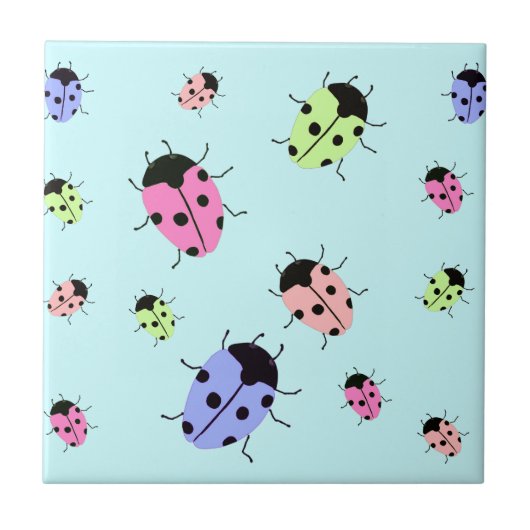 LADYBUGS TEGELTJE (Voorkant)