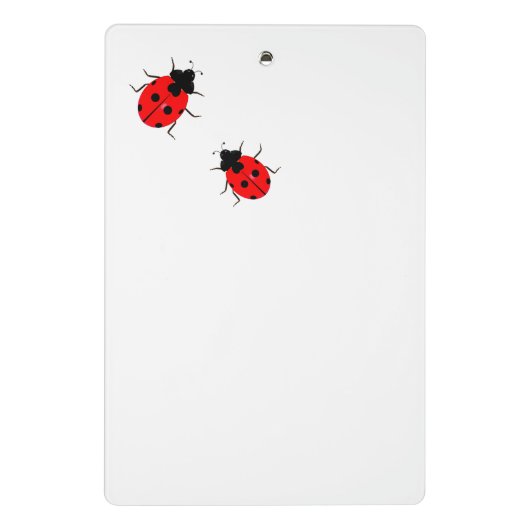 Ladybugs Terug naar schoolmini-klemborden Mini Klembord (Achterkant)