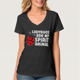 Ladybugs zijn mijn gedistilleerde dierlijk insect t-shirt