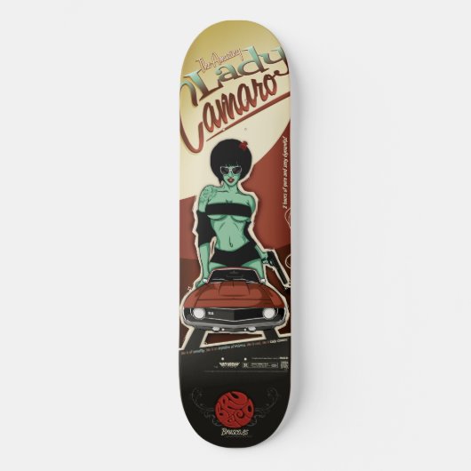 LadyCamaro Skateboard (Voorkant)
