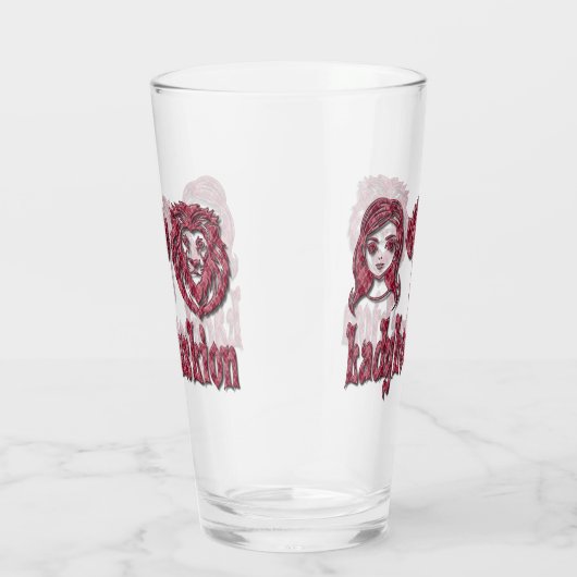 LadyLotusLion Glas (Rechts)