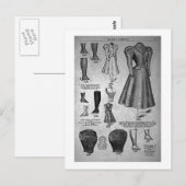 Lady's Bicycle Modes 1897 - Briefkaart (Voorkant / Achterkant)