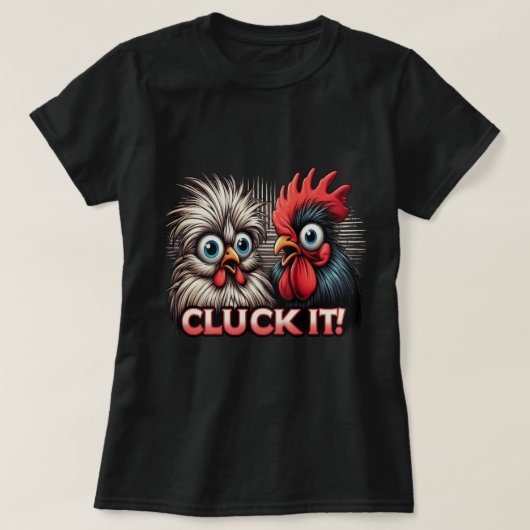 Lady's Cluck it no 2 T-shirt (Design voorkant)